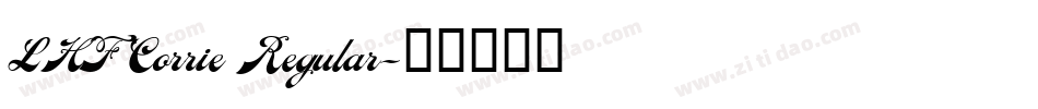 LHF Corrie Regular字体转换